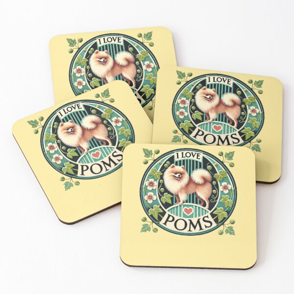 Item preview, I Love Poms designed and sold by FrictionMaxxing.