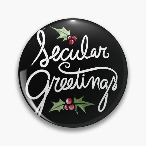 Item preview, Secular Greetings designed and sold by FrictionMaxxing.