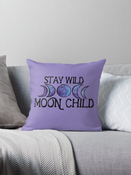 Vista previa del artículo con la obra «Stay Wild Moon Child», diseñado y vendido por Boog Monst .