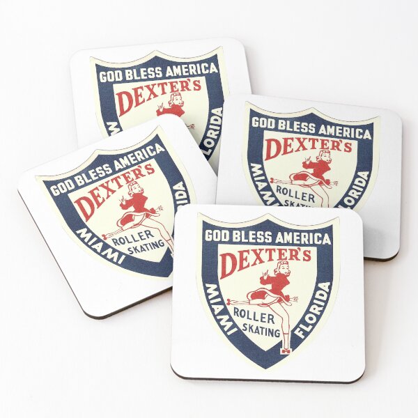Item preview, Dexters Roller Skating Miami Florida Roller Skating Rink Sticker Decal Label designed and sold by tislord.