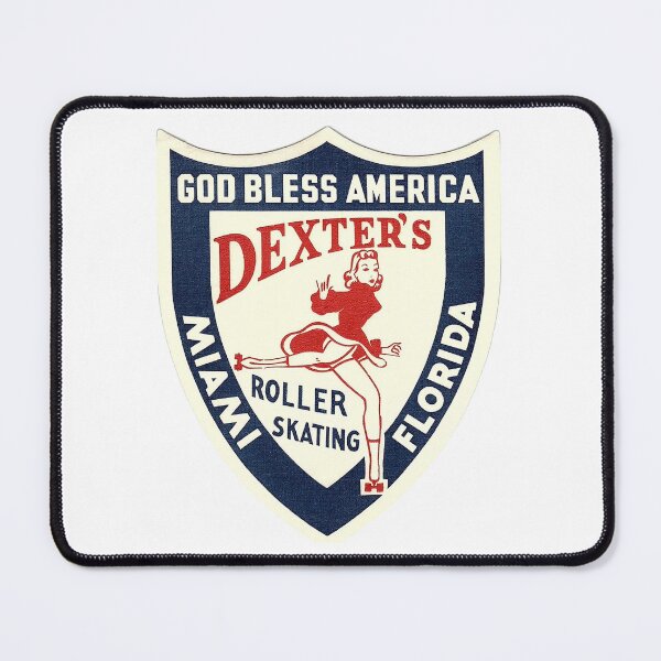 Item preview, Dexters Roller Skating Miami Florida Roller Skating Rink Sticker Decal Label designed and sold by tislord.