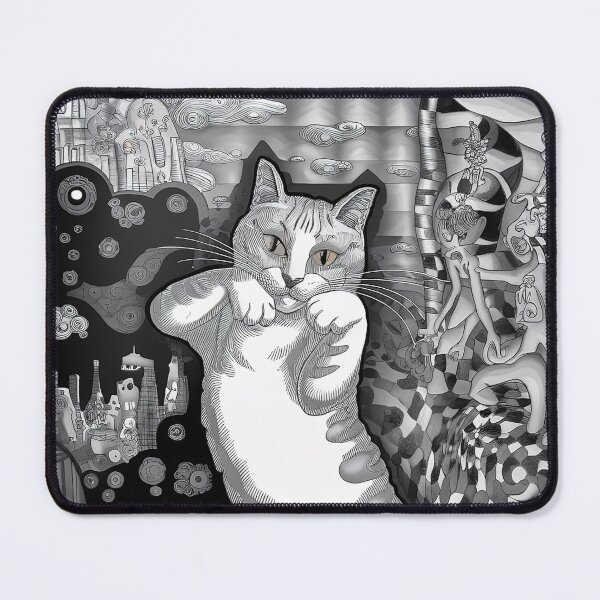 Item preview, Cat Bosch Abstract Klimt Art Lozhkin Illustraton Vintage Zentangle Art designed and sold by Witty Shirts.