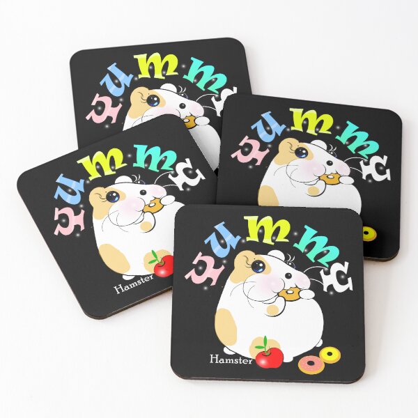 Item preview, Cute Hamster says Yummy, Yummy  .....  designed and sold by Shirley cute art .