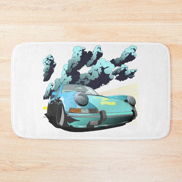 Item preview, Turquoise anime style sports car designed and sold by Whimsy Trail Co.