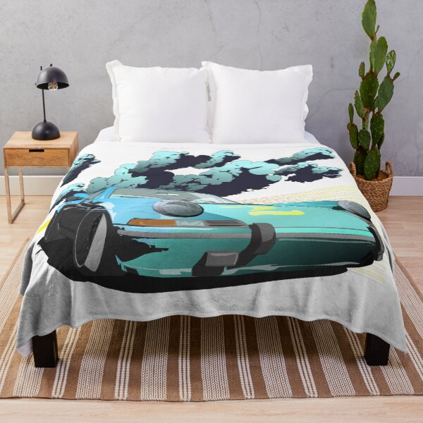 Item preview, Turquoise anime style sports car designed and sold by m-yoga-store.