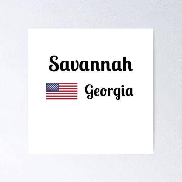Item preview, Savannah Georgia - Stylish Prints, designed and sold by Fleetwood1994.