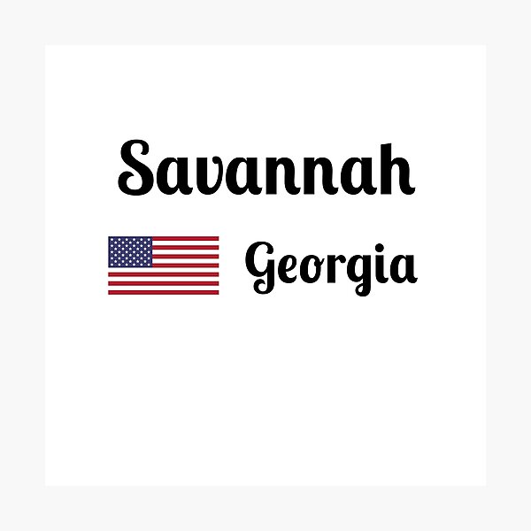 Item preview, Savannah Georgia - Stylish Prints, designed and sold by Fleetwood1994.