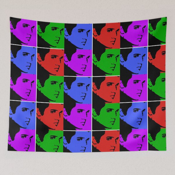 Artikelvorschau, Elvis Multicolor entworfen und verkauft von Chad's Fresh Art.