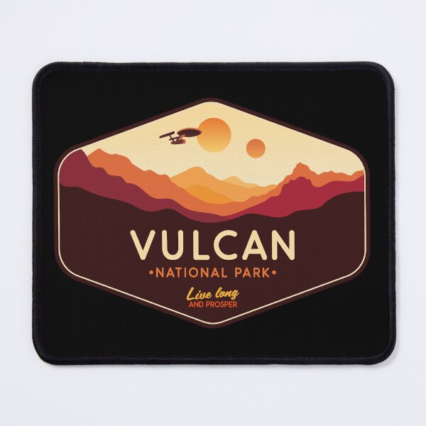 Item preview, Vulcan National Park - Live Long and Prosper designed and sold by magrodanny.
