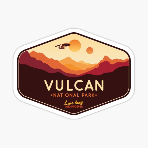 Item preview, Vulcan National Park - Live Long and Prosper designed and sold by magrodanny.