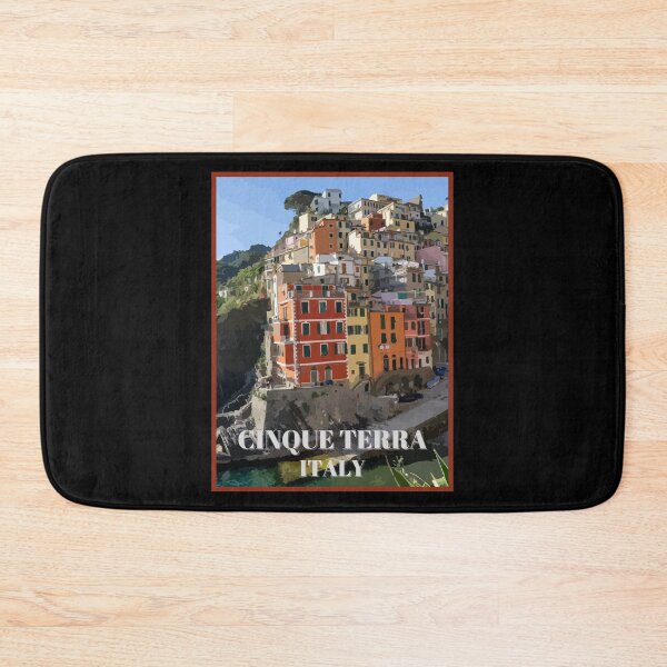 Item preview, Cinque Terre Italy Travel Retro designed and sold by TomFrontierArt.