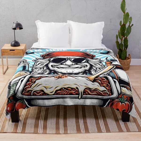 Item preview, I Am Here for Lasagna – Funny Food Lover Design designed and sold by OzzFrequency.