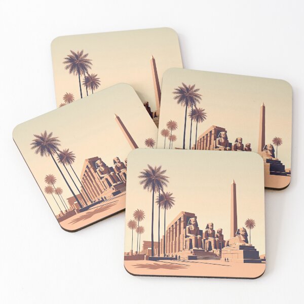 Item preview, Karnak Temple Minimalism Art Style designed and sold by artofuniverse.