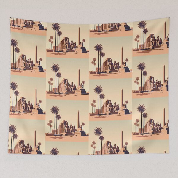 Item preview, Karnak Temple Minimalism Art Style designed and sold by artofuniverse.