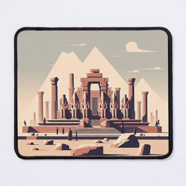 Item preview, Karnak Temple Minimalism Art Style designed and sold by artofuniverse.