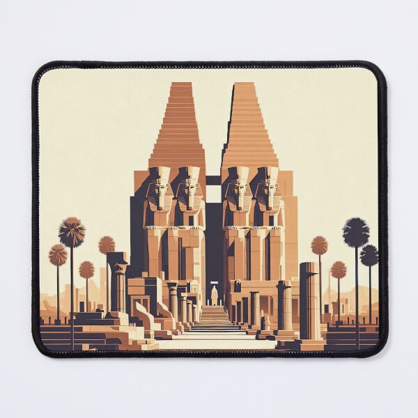 Item preview, Karnak Temple Minimalism Art Style designed and sold by artofuniverse.