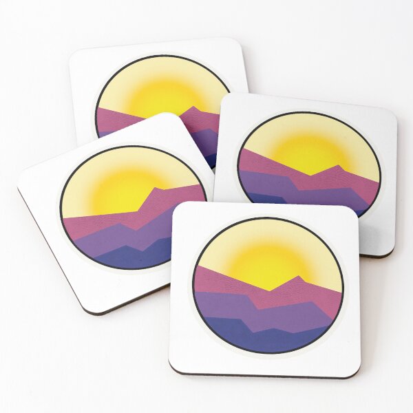 Item preview, Mountain Sunset Bright designed and sold by artwithemilia.