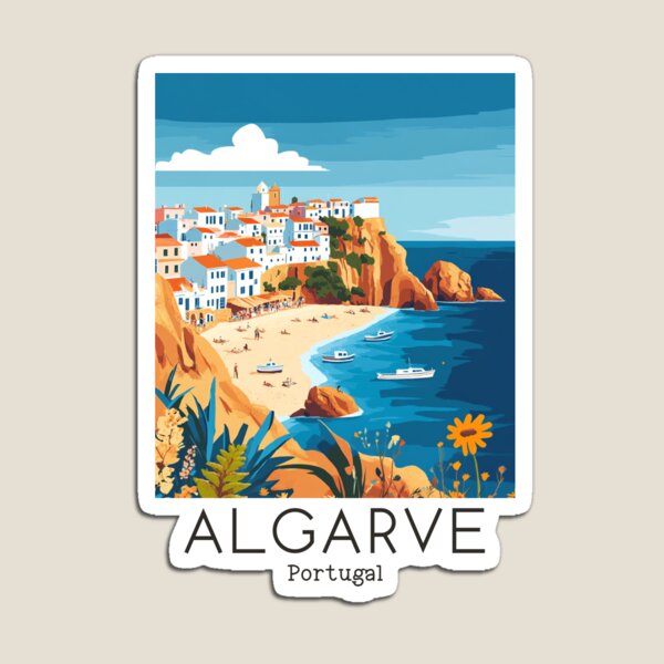 Artikel-Vorschau von Eine Vintage-Illustration der Algarve - Portugal, designt und verkauft von GoodOldVintage.