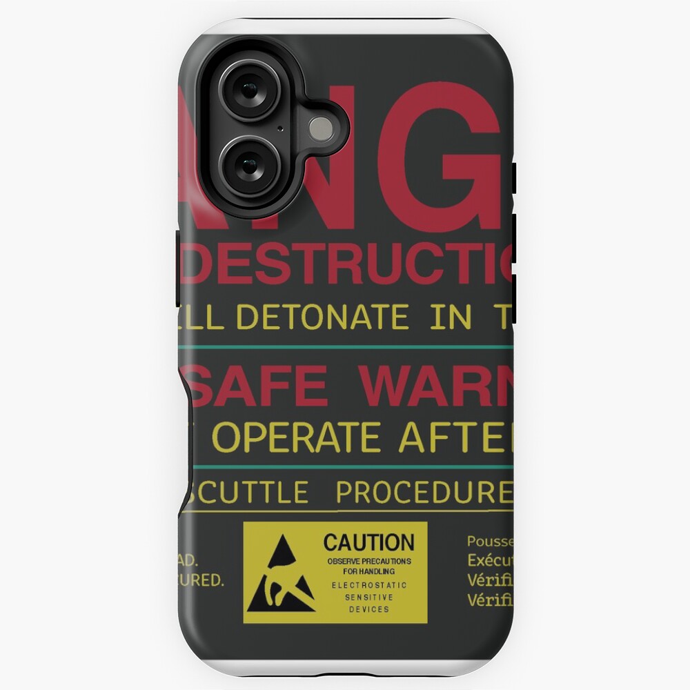 ALIEN 1979 Nostromo Self Destruct Sequence Sticker