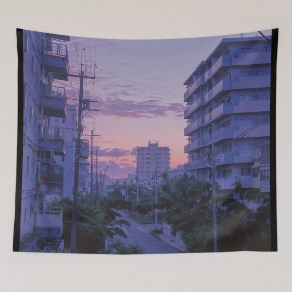 Item preview, Dusky City Evening Vibe - Cityscape Photography designed and sold by regnumsaturni.