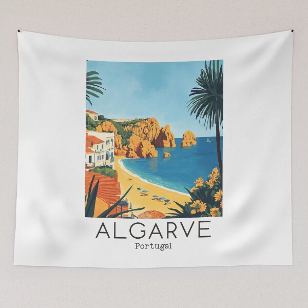 Item preview, A Vintage Illustration of Algarve - Portugal  designed and sold by GoodOldVintage.