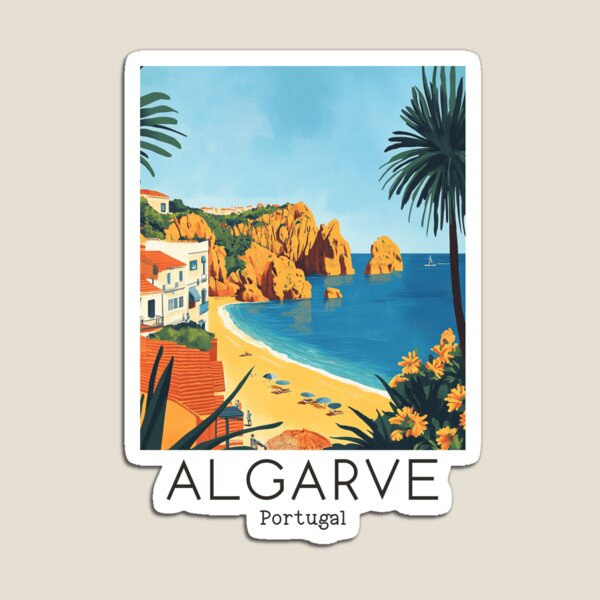 Artikel-Vorschau von Eine Vintage-Illustration der Algarve - Portugal, designt und verkauft von GoodOldVintage.