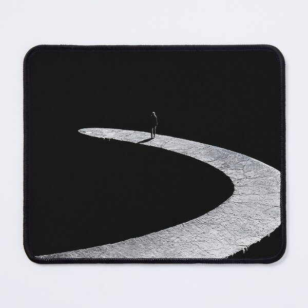 Item preview, Solitary Journey on Curved Path - Minimalist Photography designed and sold by regnumsaturni.