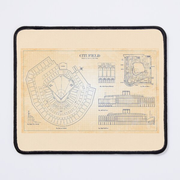 Item preview, Citi Field  (Old Blue Grid) designed and sold by BGALAXY.