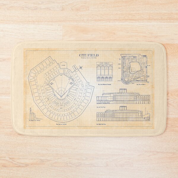 Item preview, Citi Field  (Old Blue Grid) designed and sold by BGALAXY.