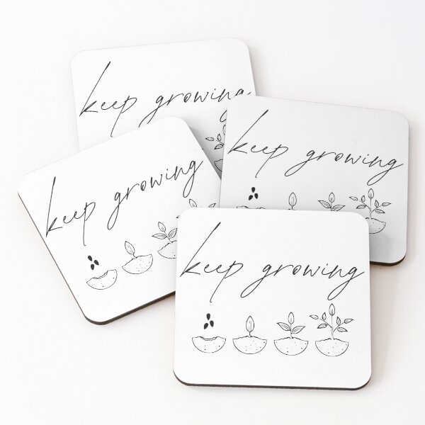 Item preview, Keep Growing – seed-to-plant motif designed and sold by AlameaDesign.
