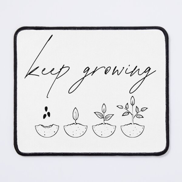 Item preview, Keep Growing – seed-to-plant motif designed and sold by AlameaDesign.