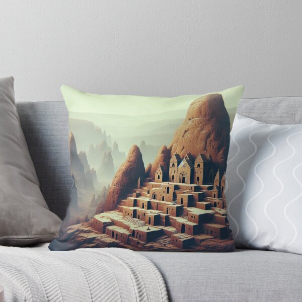 Artikelvorschau, Felsenkirchen von Lalibela im minimalistischen Kunststil entworfen und verkauft von artofuniverse.