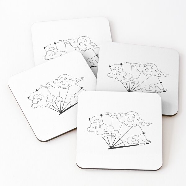 Item preview, Sensu cloudy fan designed and sold by Karina Bucior.