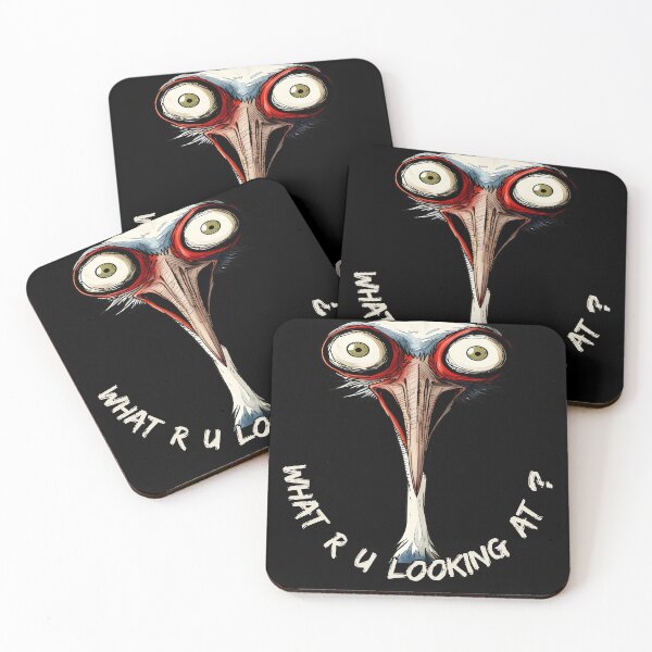 Item preview, What Are You Looking At? Funny bird design. designed and sold by Shoot-The-Moon.