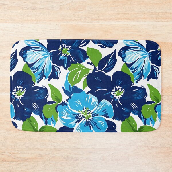 Item preview, Bold  Blue and Green Floral Pattern designed and sold by my-sanity.