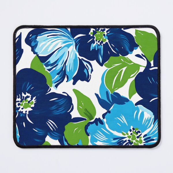 Item preview, Bold  Blue and Green Floral Pattern designed and sold by my-sanity.