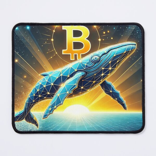 Item preview, Crypto Whale Rising with Bitcoin designed and sold by photoparadise22.