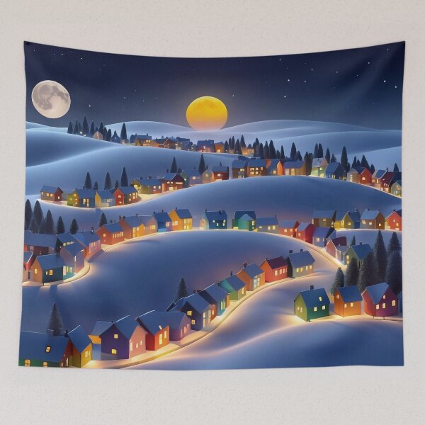 Item preview, Magical Mountain Village designed and sold by M-Y-A-R-T-.