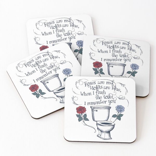 Item preview, Flushing Memories Funny Toilet Valentine's Day Poem Shirt designed and sold by cirereyes.