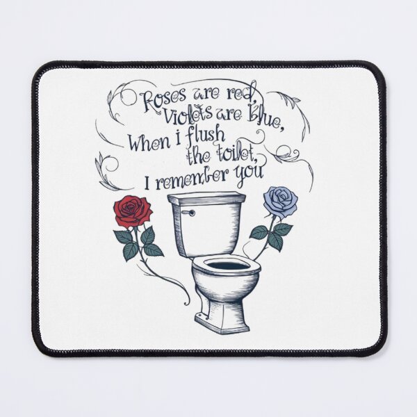 Item preview, Flushing Memories Funny Toilet Valentine's Day Poem Shirt designed and sold by cirereyes.