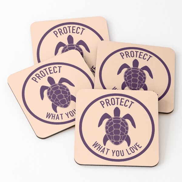 Item preview, Protect What You Love Turtle Apricot designed and sold by Saltycurrent1.