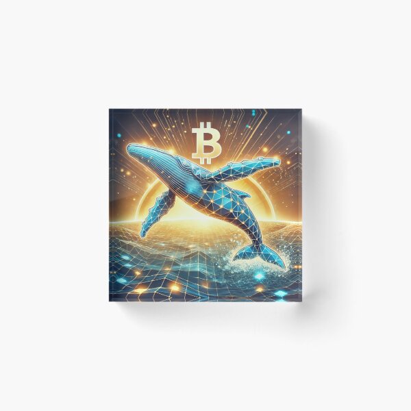 Item preview, Bitcoin Whale Leaping into the Future designed and sold by photoparadise22.