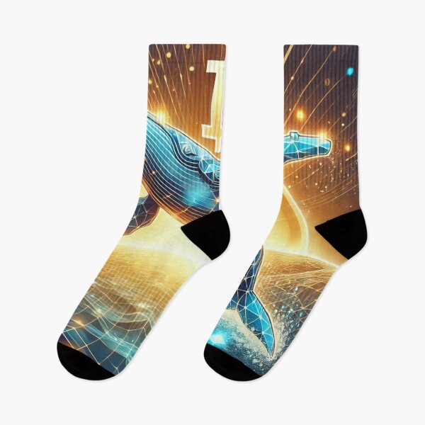 Item preview, Bitcoin Whale Leaping into the Future designed and sold by photoparadise22.
