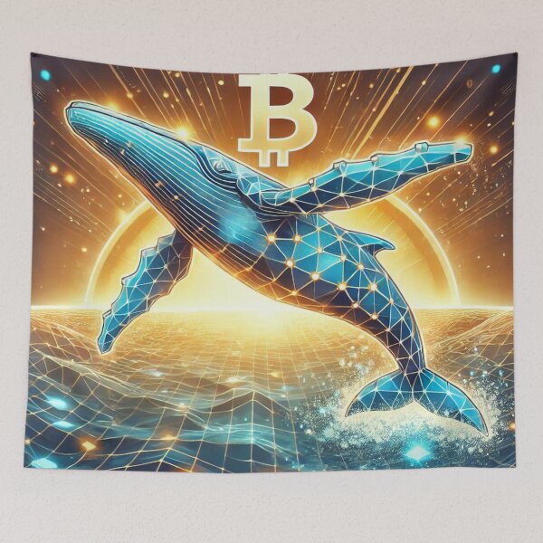 Item preview, Bitcoin Whale Leaping into the Future designed and sold by photoparadise22.