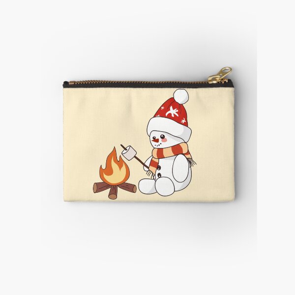Item preview, Snowman roasting marshmallow designed and sold by Riley-art102.