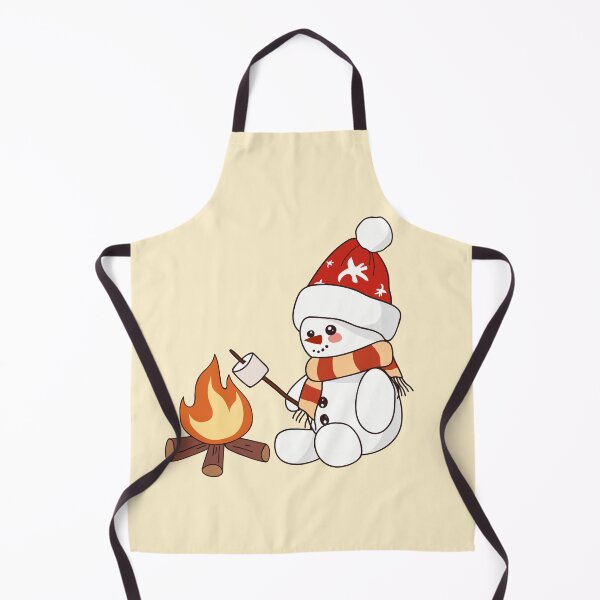 Item preview, Snowman roasting marshmallow designed and sold by Riley-art102.