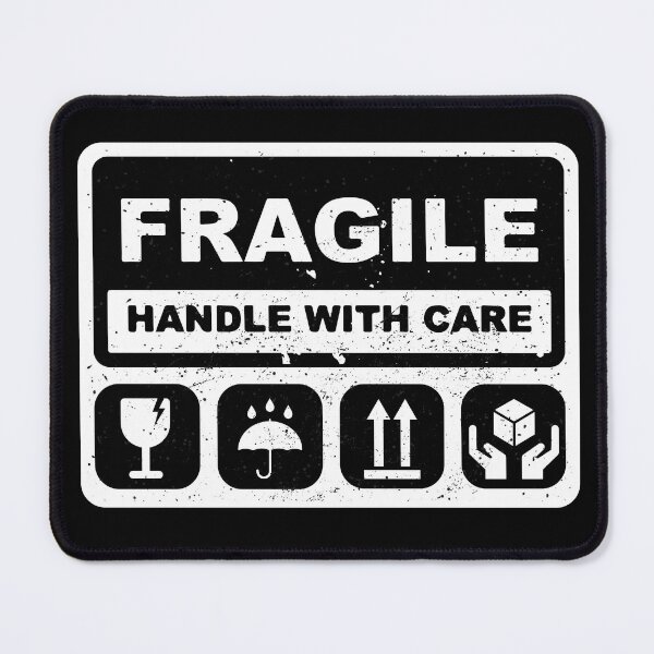 Item preview, Fragile (Black) designed and sold by 8oraxx.