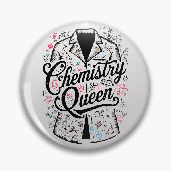 Item preview, Chemistry Queen: A Colorful Symphony of Molecules and Dreams designed and sold by SplashTastic.