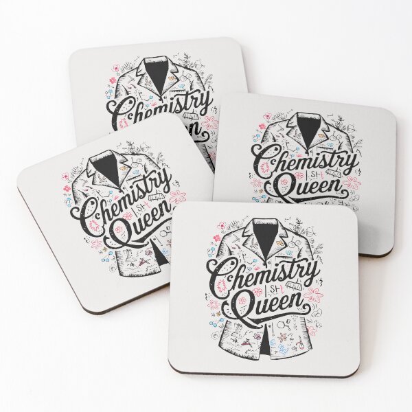 Item preview, Chemistry Queen: A Colorful Symphony of Molecules and Dreams designed and sold by SplashTastic.