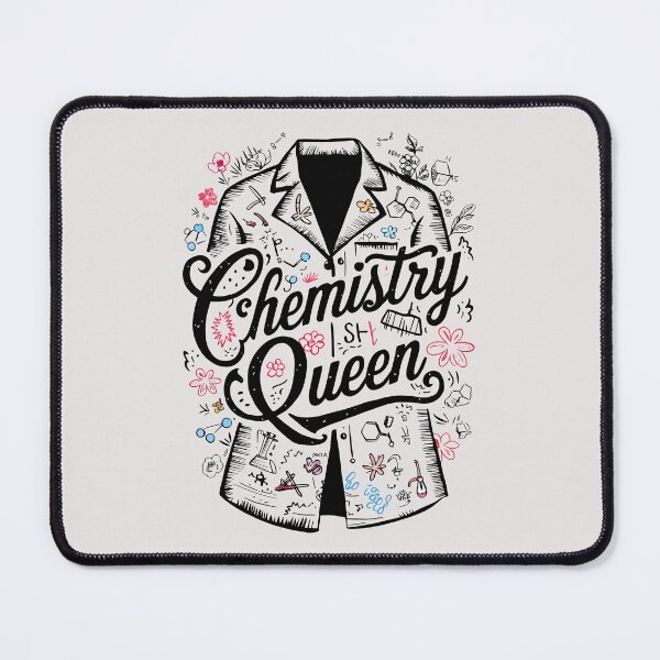 Item preview, Chemistry Queen: A Colorful Symphony of Molecules and Dreams designed and sold by SplashTastic.